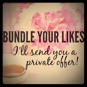 Bundles are met with offer!